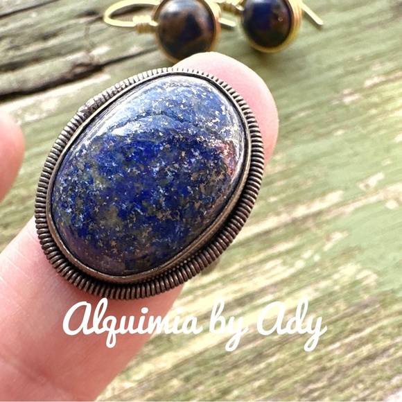 Alquimia by Ady Lapis Lazuli Ring - Picture 2 of 3